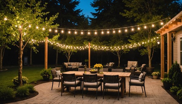 Illuminate your outdoors: the ultimate guide to hanging lights